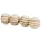 White Striped Handmade Jute Orbs & Vase Filler Set